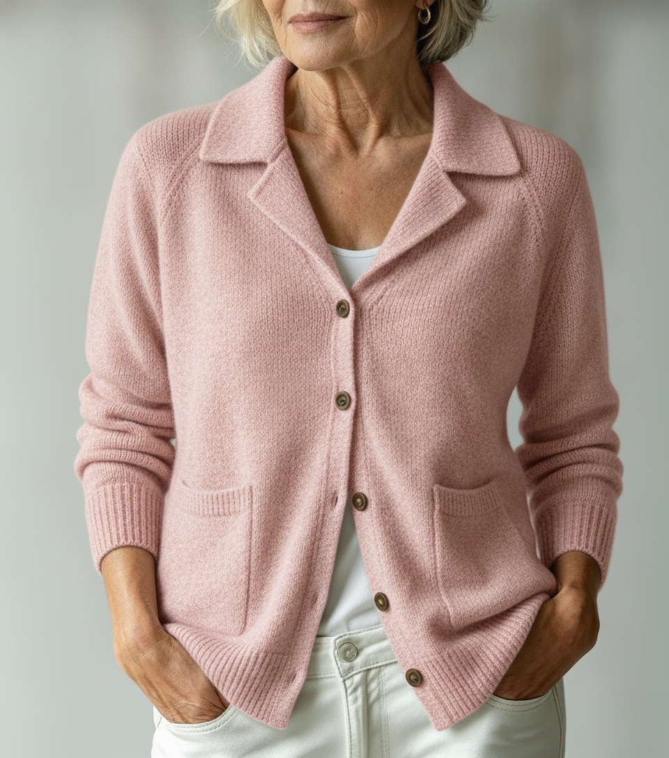 CLEARANCE SALE🔥Women's Collared Knit Cardigan