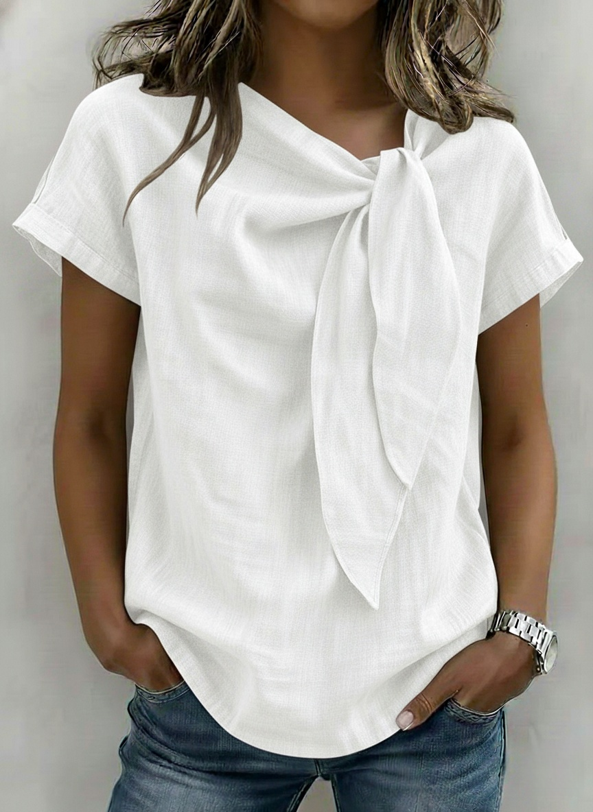 New Arrivals🔥Women’s Short Sleeve Rolled Cuff Loose Fit Top