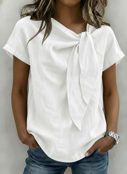New Arrivals🔥Women’s Short Sleeve Rolled Cuff Loose Fit Top