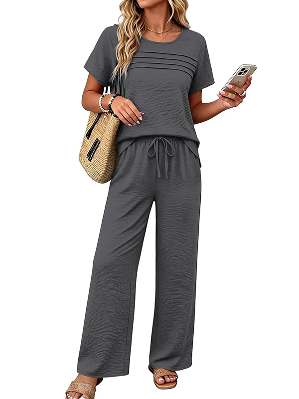 New Arrivals🔥Women’s Summer Linen Look 2-Piece Outfit