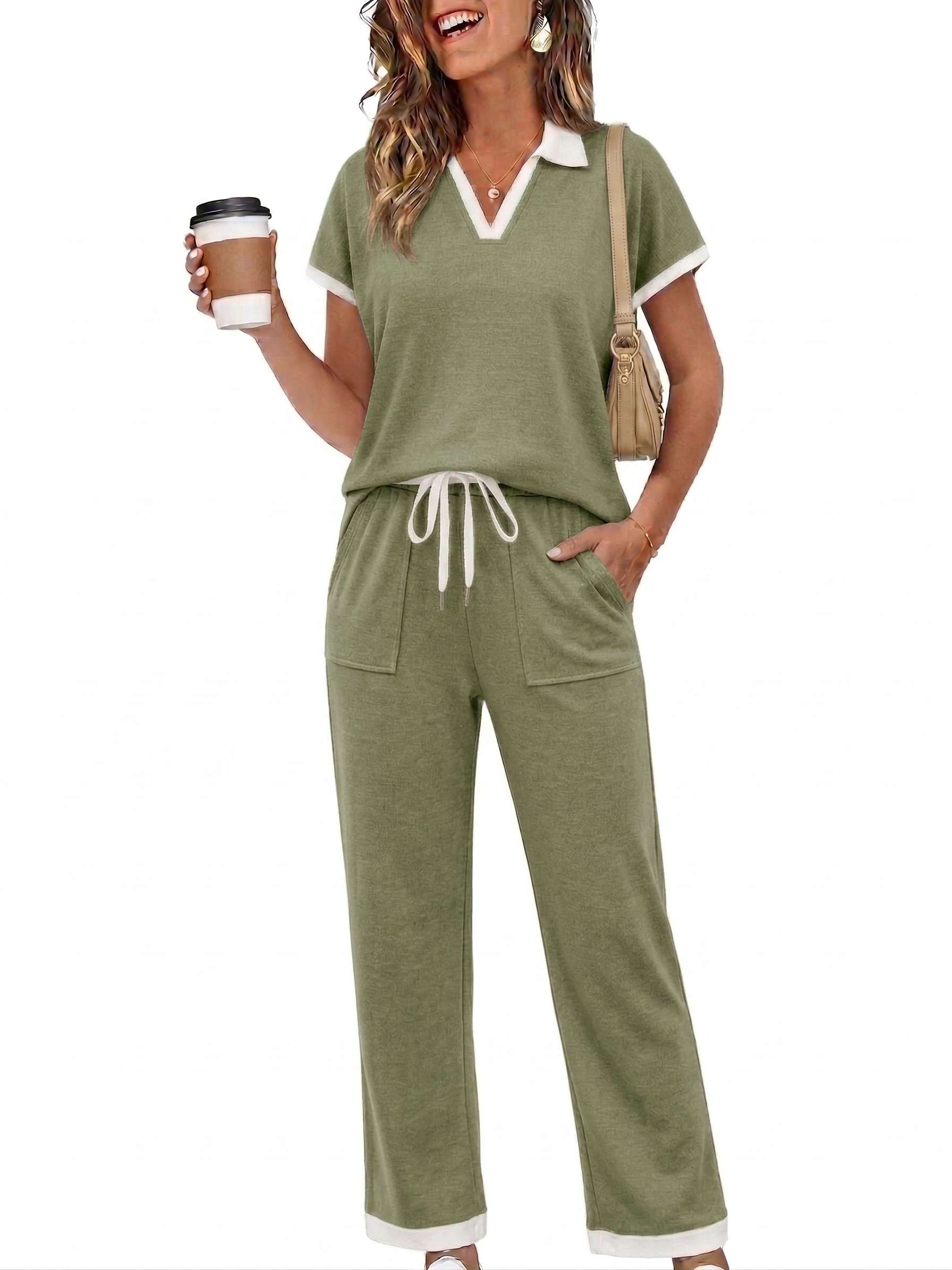 ⏰ LAST DAY SAVE 50% 💥Women's Comfortable Polo Shirt Set