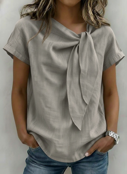 New Arrivals🔥Women’s Short Sleeve Rolled Cuff Loose Fit Top