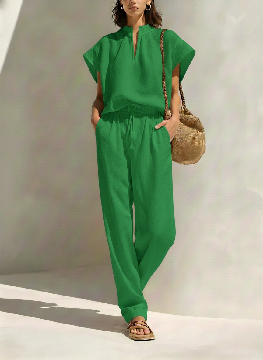New Arrivals🔥Women's Simple Cotton And Linen Set