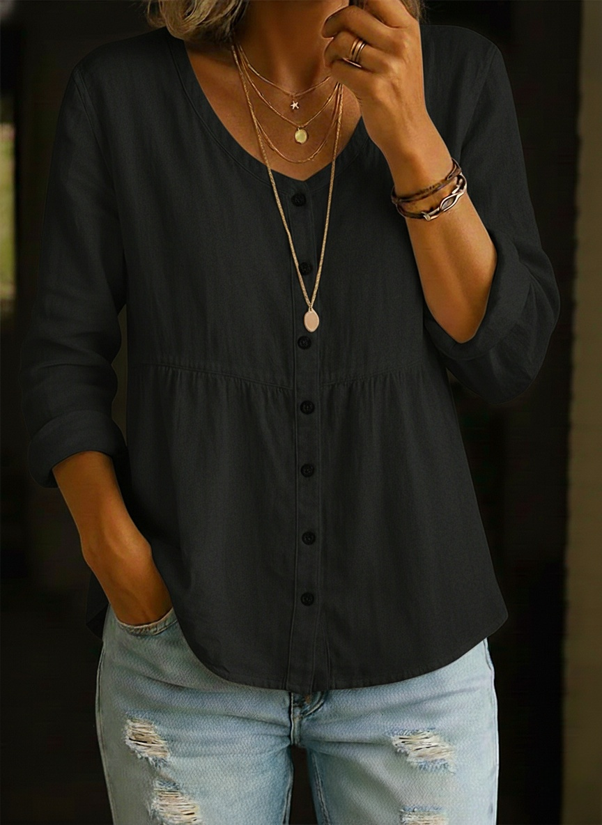 CLEARANCE SALE🔥Women's Linen And Cotton Shirt