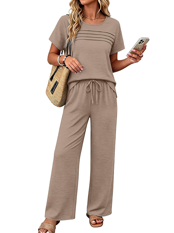 New Arrivals🔥Women’s Summer Linen Look 2-Piece Outfit