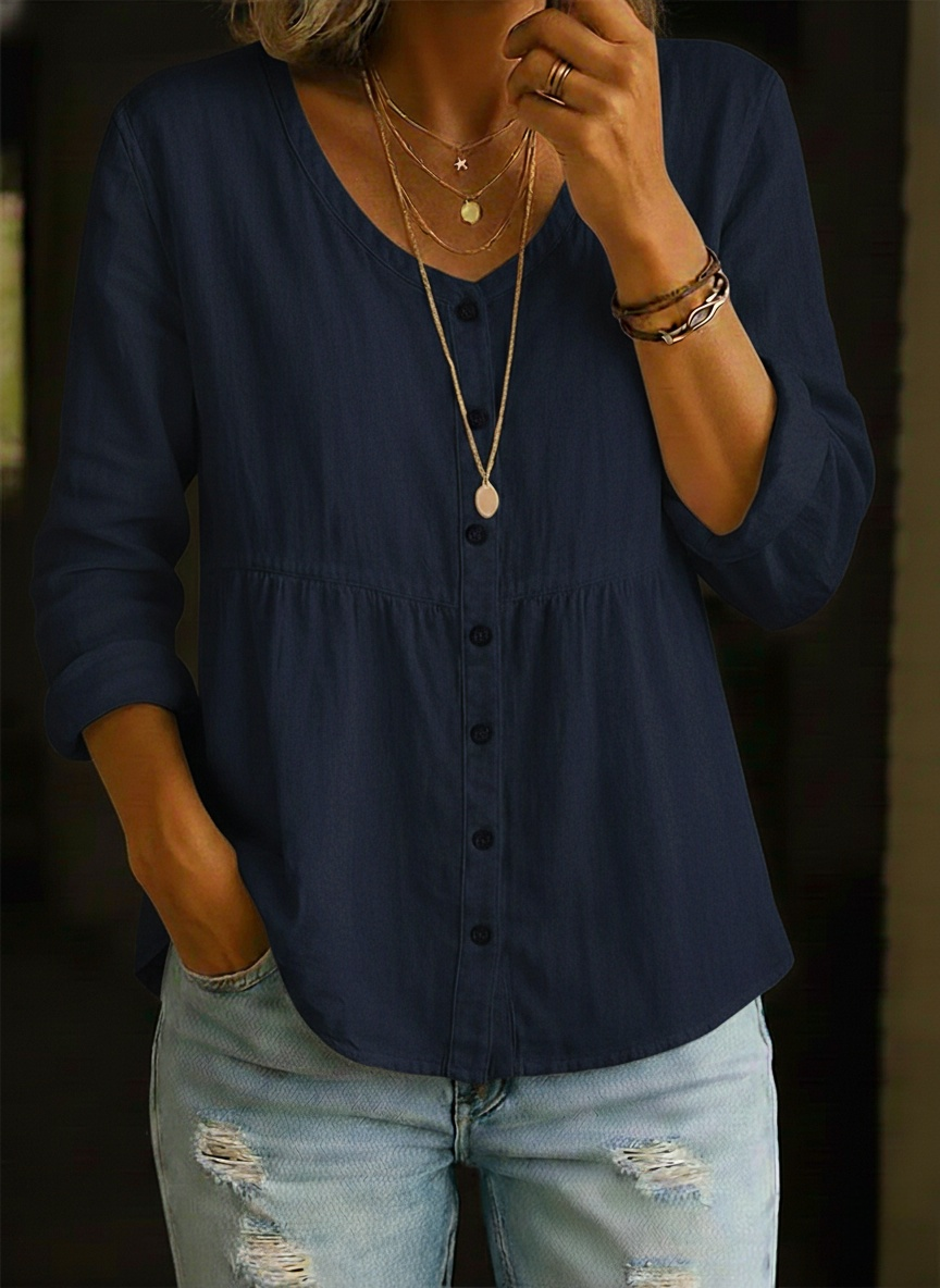 CLEARANCE SALE🔥Women's Linen And Cotton Shirt