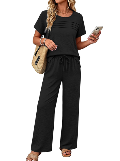 New Arrivals🔥Women’s Summer Linen Look 2-Piece Outfit