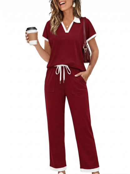 ⏰ LAST DAY SAVE 50% 💥Women's Comfortable Polo Shirt Set