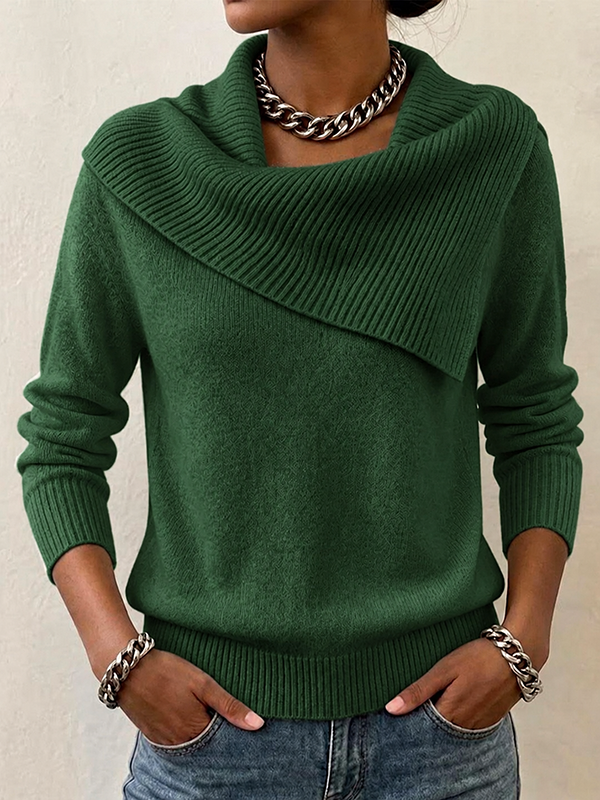 CLEARANCE SALE🔥Women's Slim-fit Collared Sweater With A Playful, Retro Vibe