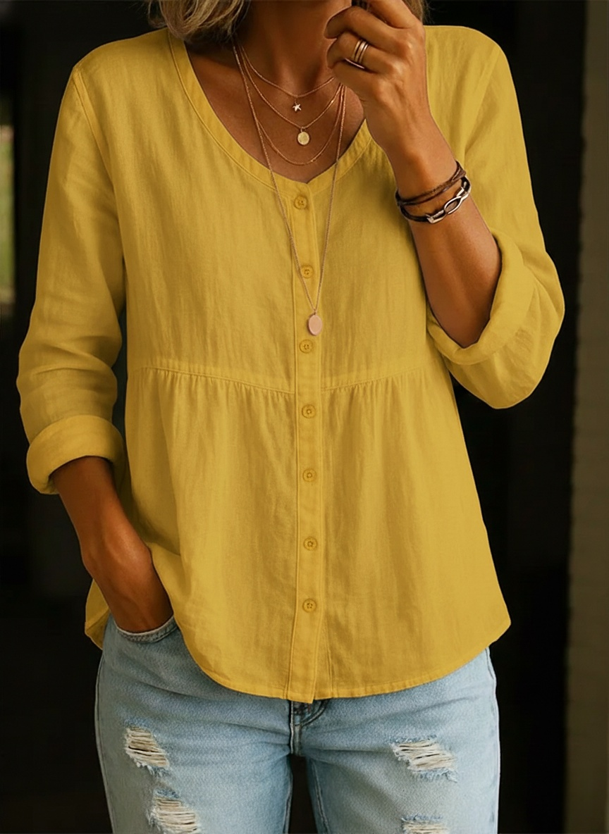 CLEARANCE SALE🔥Women's Linen And Cotton Shirt