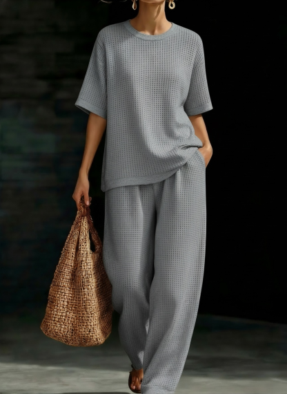 New Arrivals🔥Women's Waffle Two-Piece Set