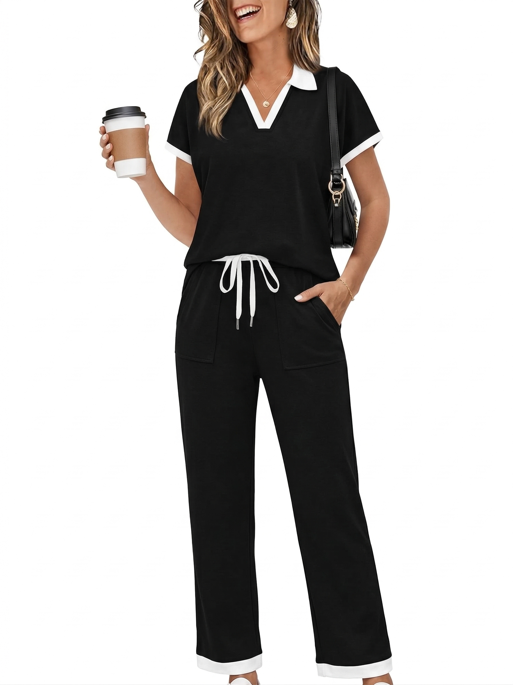 ⏰ LAST DAY SAVE 50% 💥Women's Comfortable Polo Shirt Set