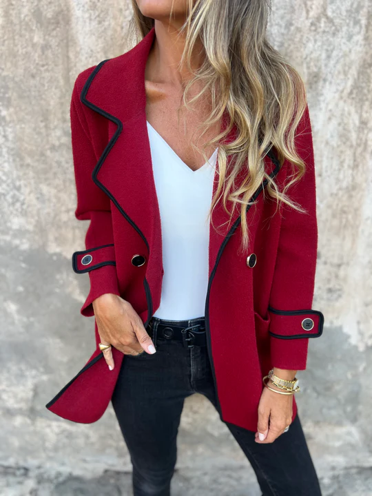 NEW🔥 2025 Women's Button Casual V-Neck Jacket