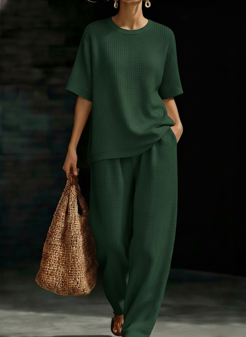 New Arrivals🔥Women's Waffle Two-Piece Set