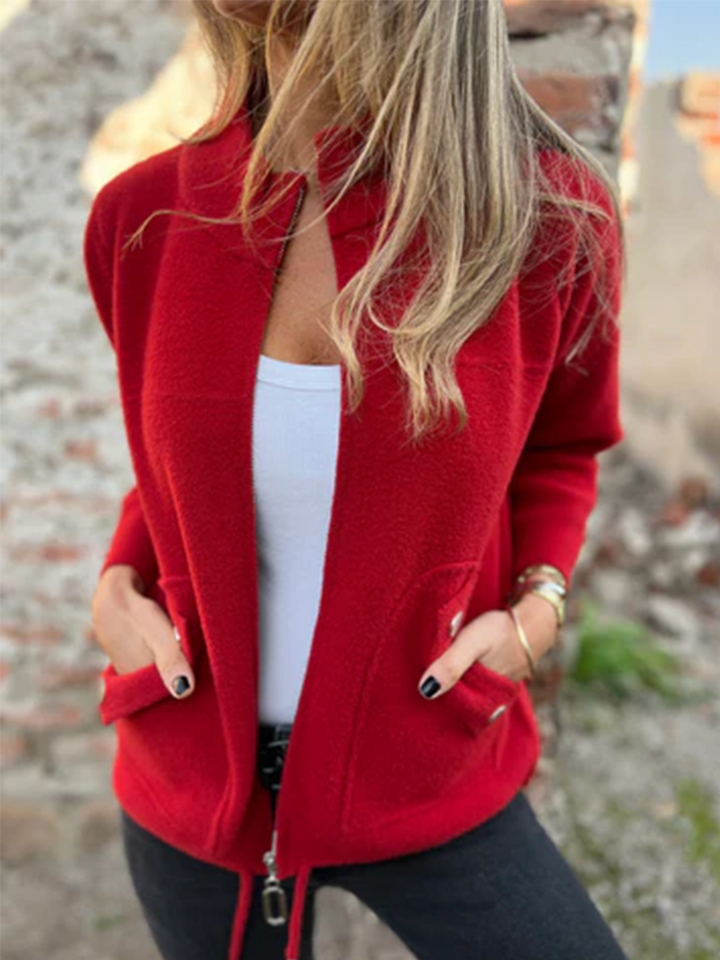 CLEARANCE SALE🔥2025 Women's Classic Lapel Fleece jacket