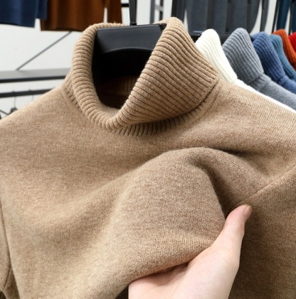 🔥Christmas Sale 50%🔥 - Men's Pullover Turtleneck Cashmere Sweater