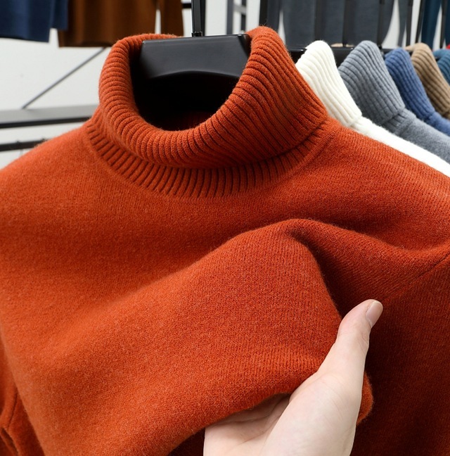 🔥Christmas Sale 50%🔥 - Men's Pullover Turtleneck Cashmere Sweater