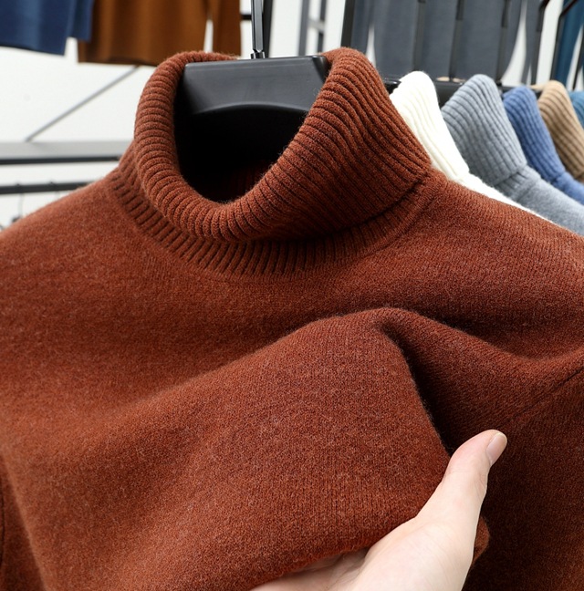🔥Christmas Sale 50%🔥 - Men's Pullover Turtleneck Cashmere Sweater