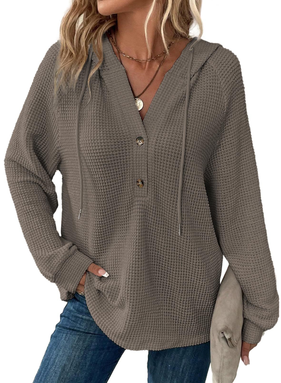 CLEARANCE SALE🔥 Women's Knitted Long Sleeve Casual Sweatshirt