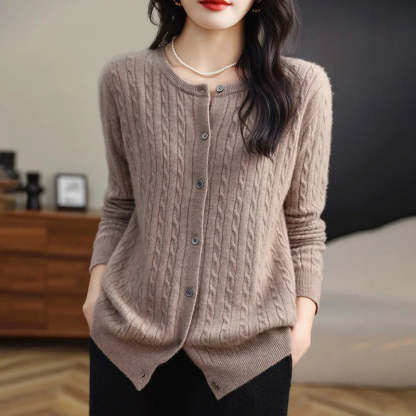 Veronica Cable Knit Cardigan
