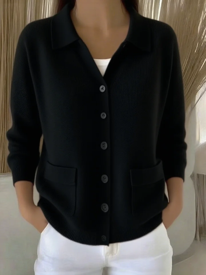 CLEARANCE SALE🔥Women's Double Pocket Solid Button-Down Shirt