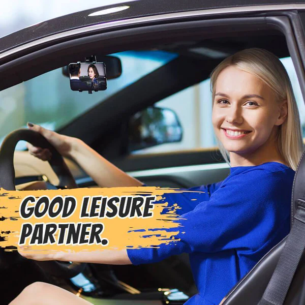 🚗 Universal car phone holder with 360° rotation