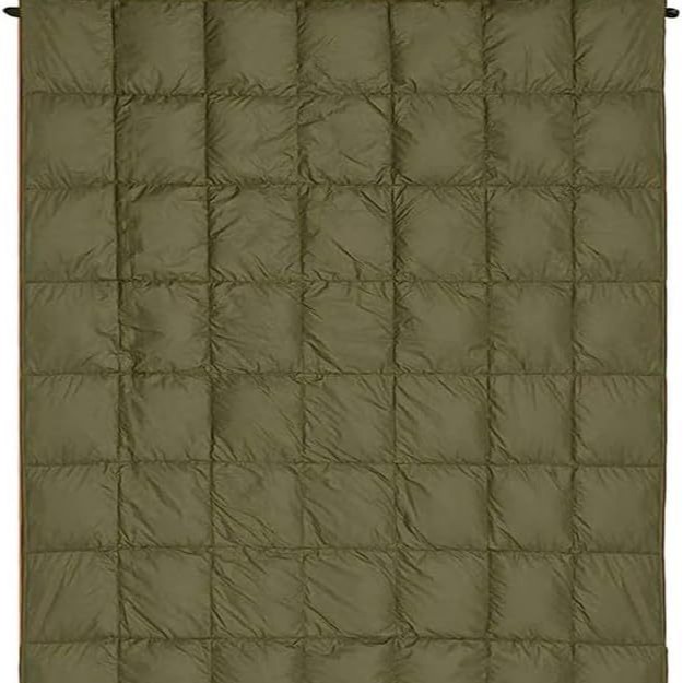 户外便携羽绒毯多功能披肩露营被子飞机毯车载野营毯办公室午睡被