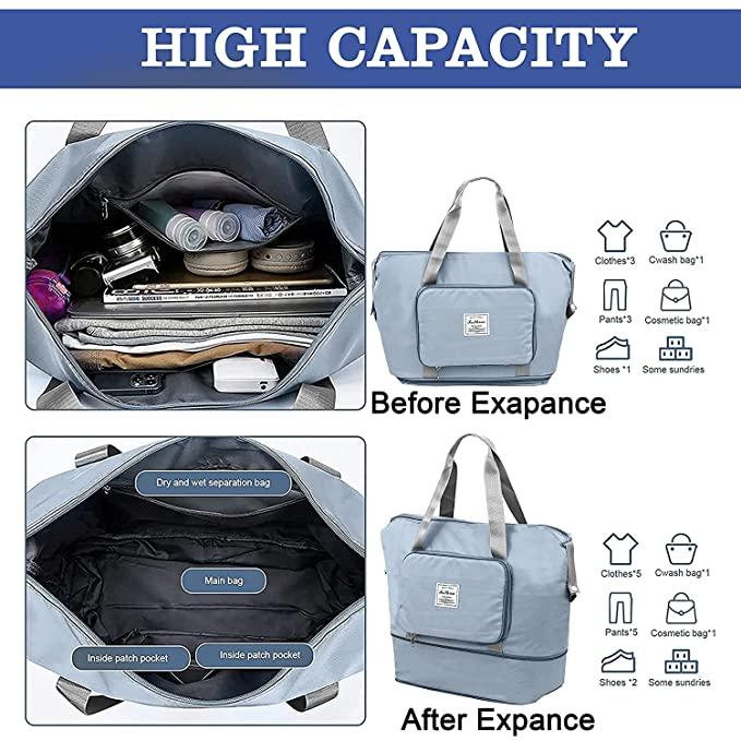 Foldable Waterproof Travel Duffle Bag