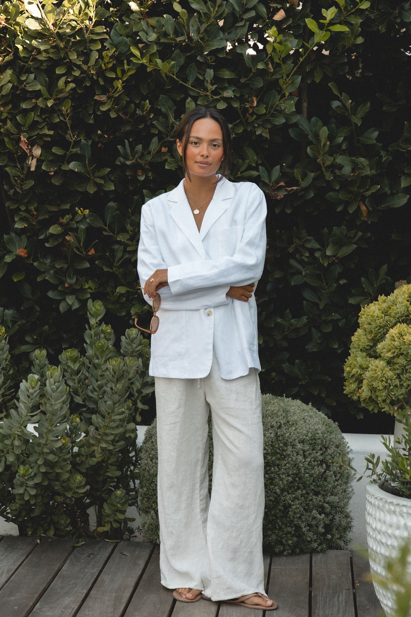 Seaside Soire Linen Blazer