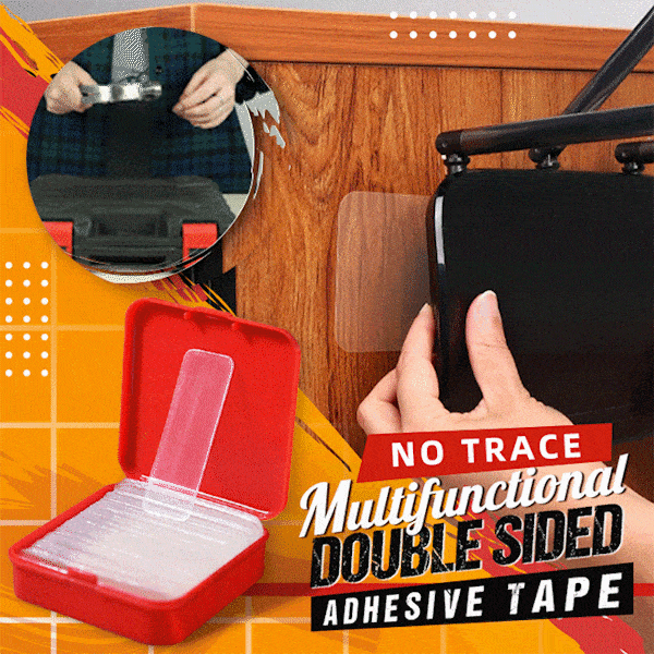 Glue Residue-Free Multifunctional Cut-Free Portable Double Sided Adhesive Tape(60 PCS)🎁