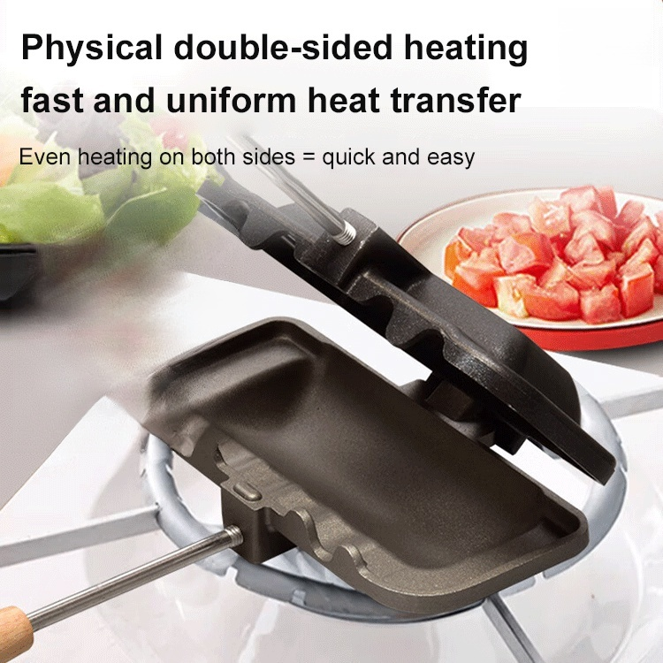 Non-stick coating sandwich grill pan