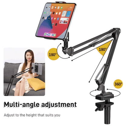[Lazy People Bedside Phone Holder] Cantilever Folding Stand