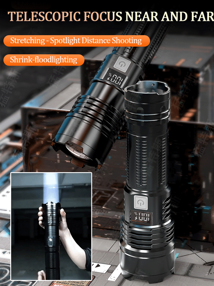 High brightness quad core flashlight