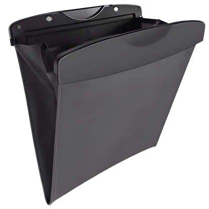 Multifunctional leather seat back storage bag, hanging garbage bag