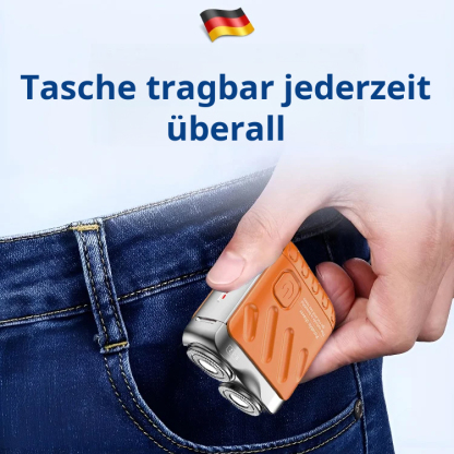 Rotary double ring electric shaver