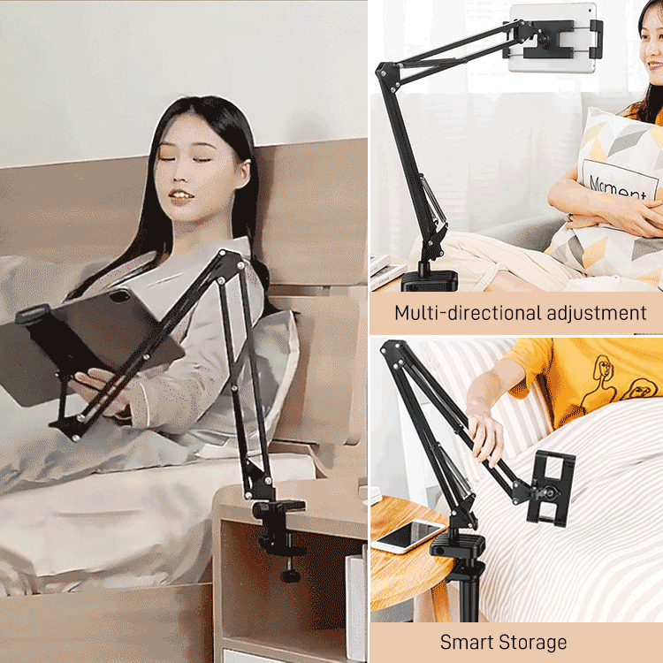 [Lazy People Bedside Phone Holder] Cantilever Folding Stand