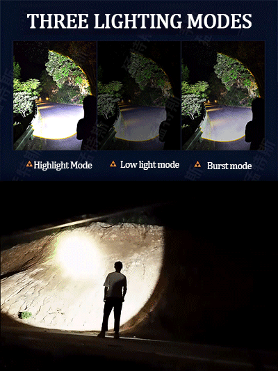 High brightness quad core flashlight