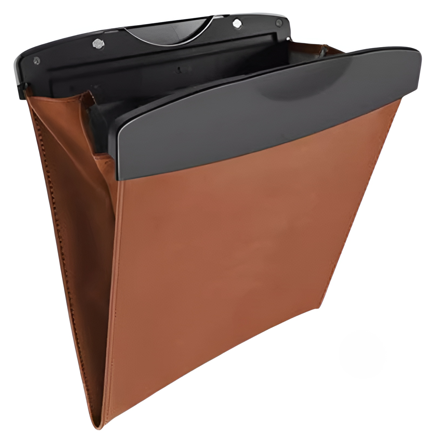 Multifunctional leather seat back storage bag, hanging garbage bag