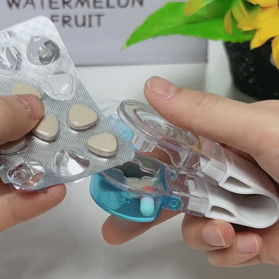 Mini portable medication dispenser