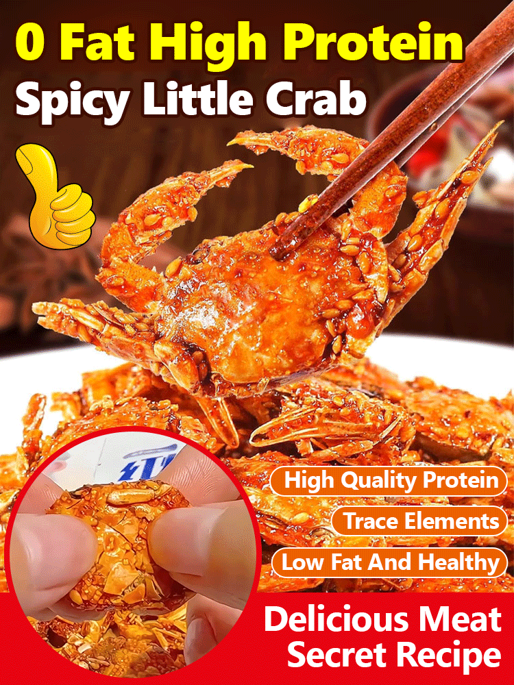 【0 Fat High Protein】Crispy Sweet Spicy Sea Crab