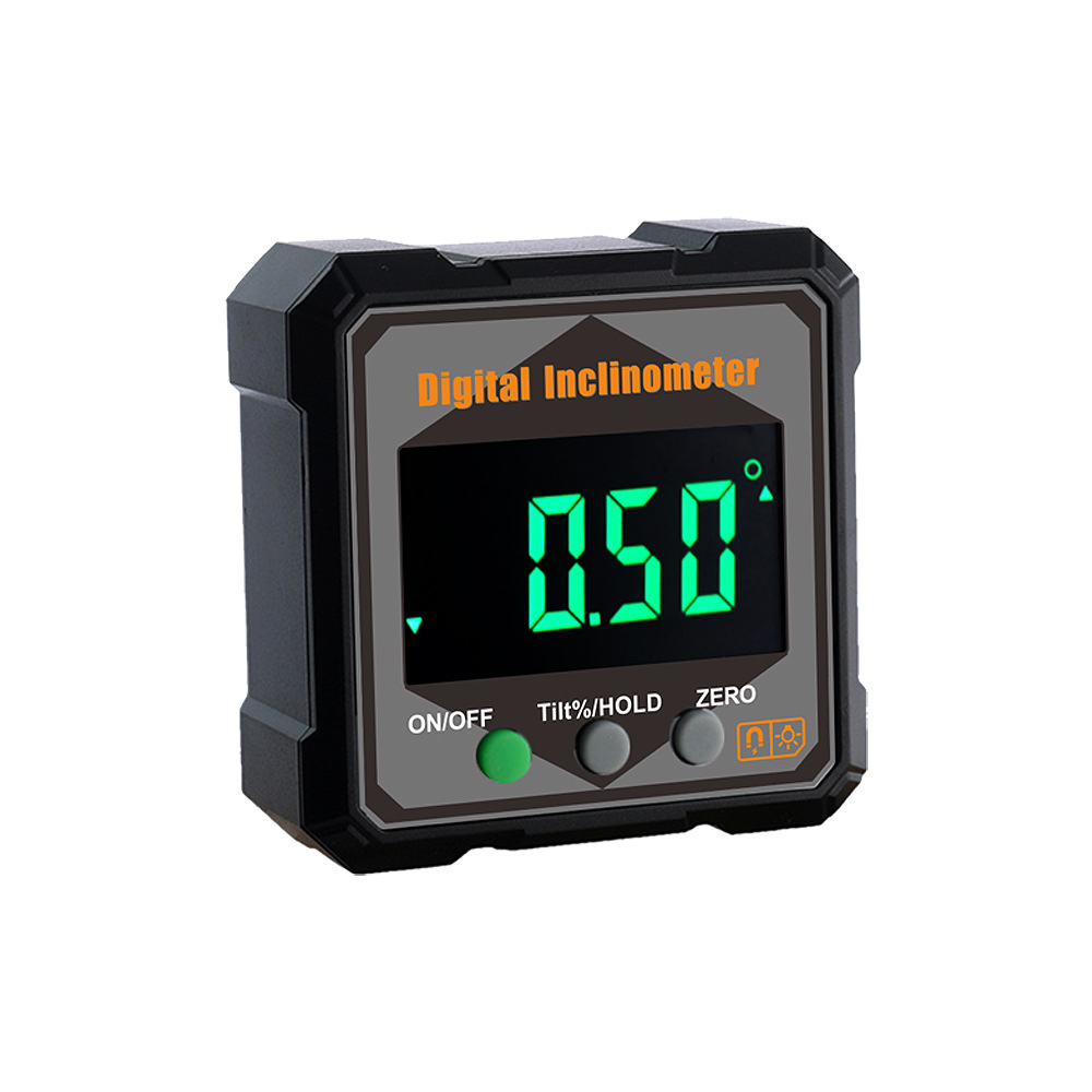 Strong magnetic digital display level angle measuring instrument