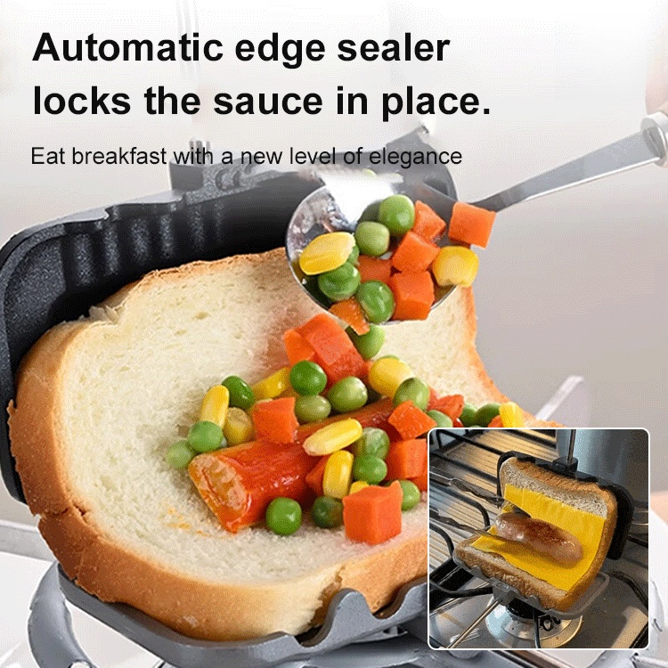 Non-stick coating sandwich grill pan