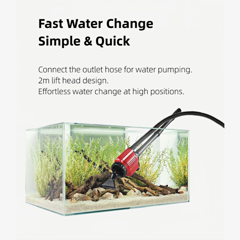 Multifunctional Electric Aquarium Waste Remover & Water Change Pump