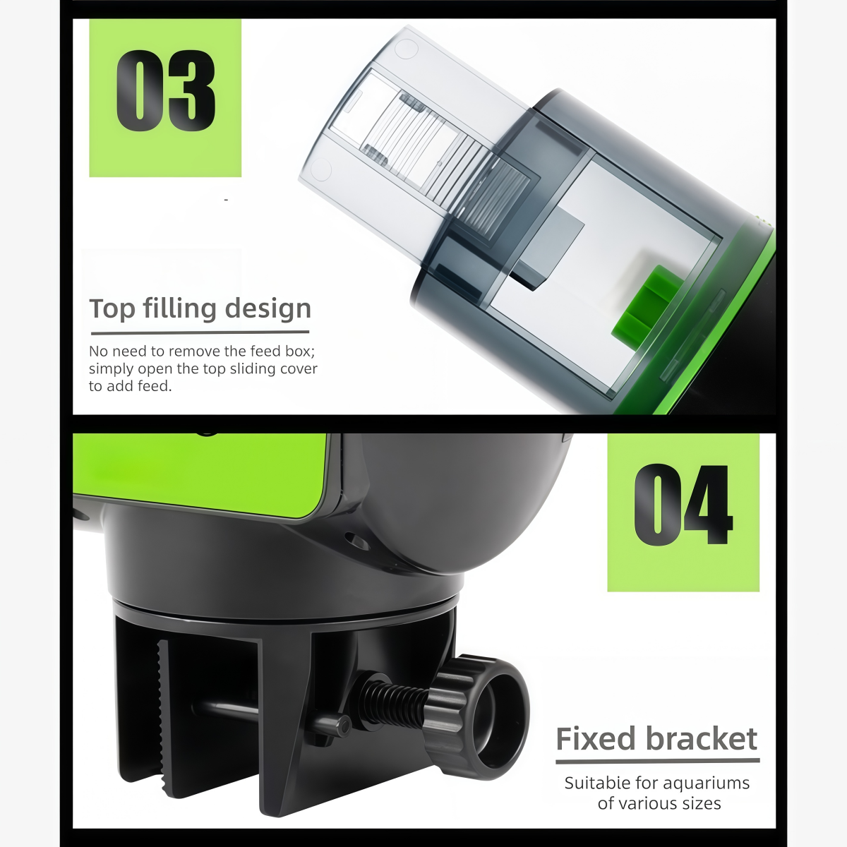 Smart Timed Auto Fish Feeder