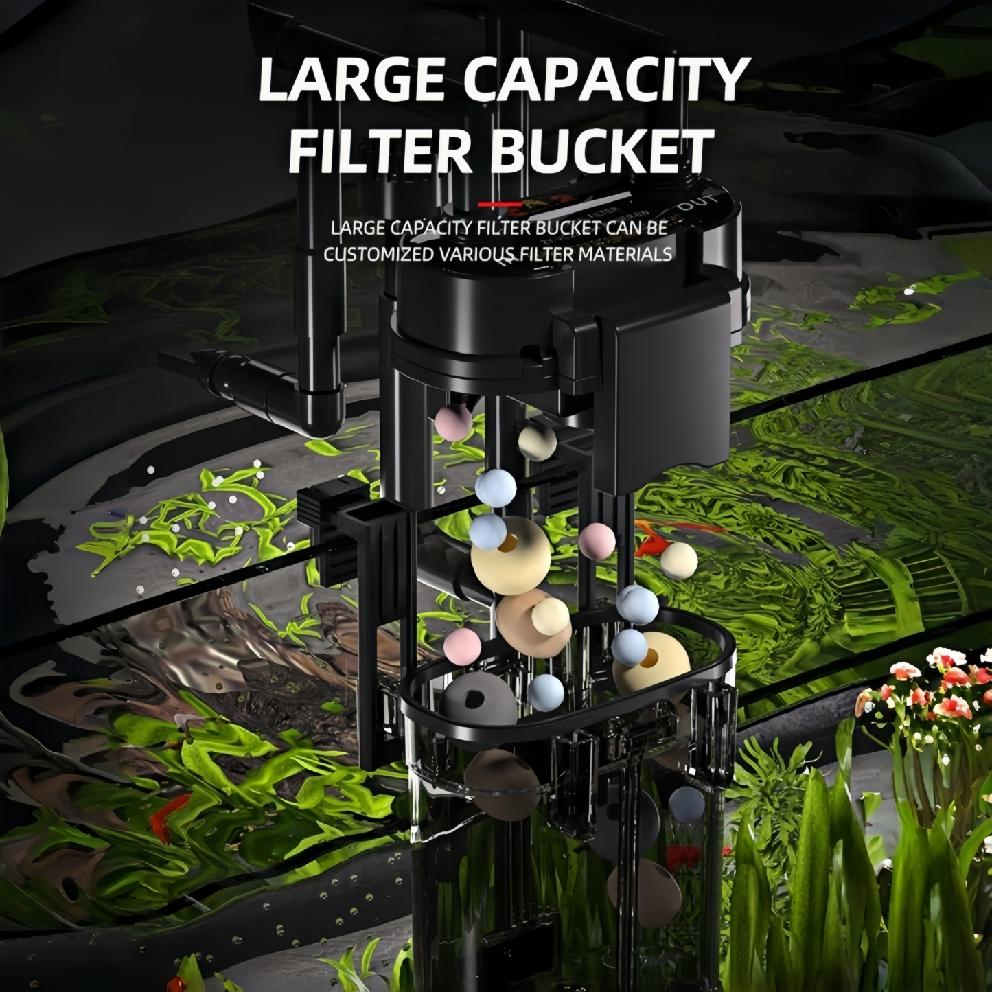 Wall-Mounted Aquarium Filter