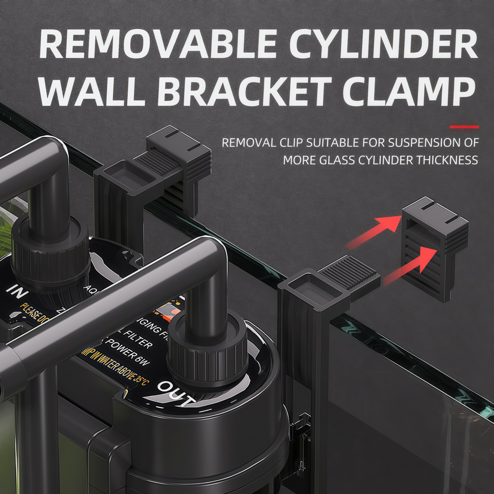 Wall-Mounted Aquarium Filter