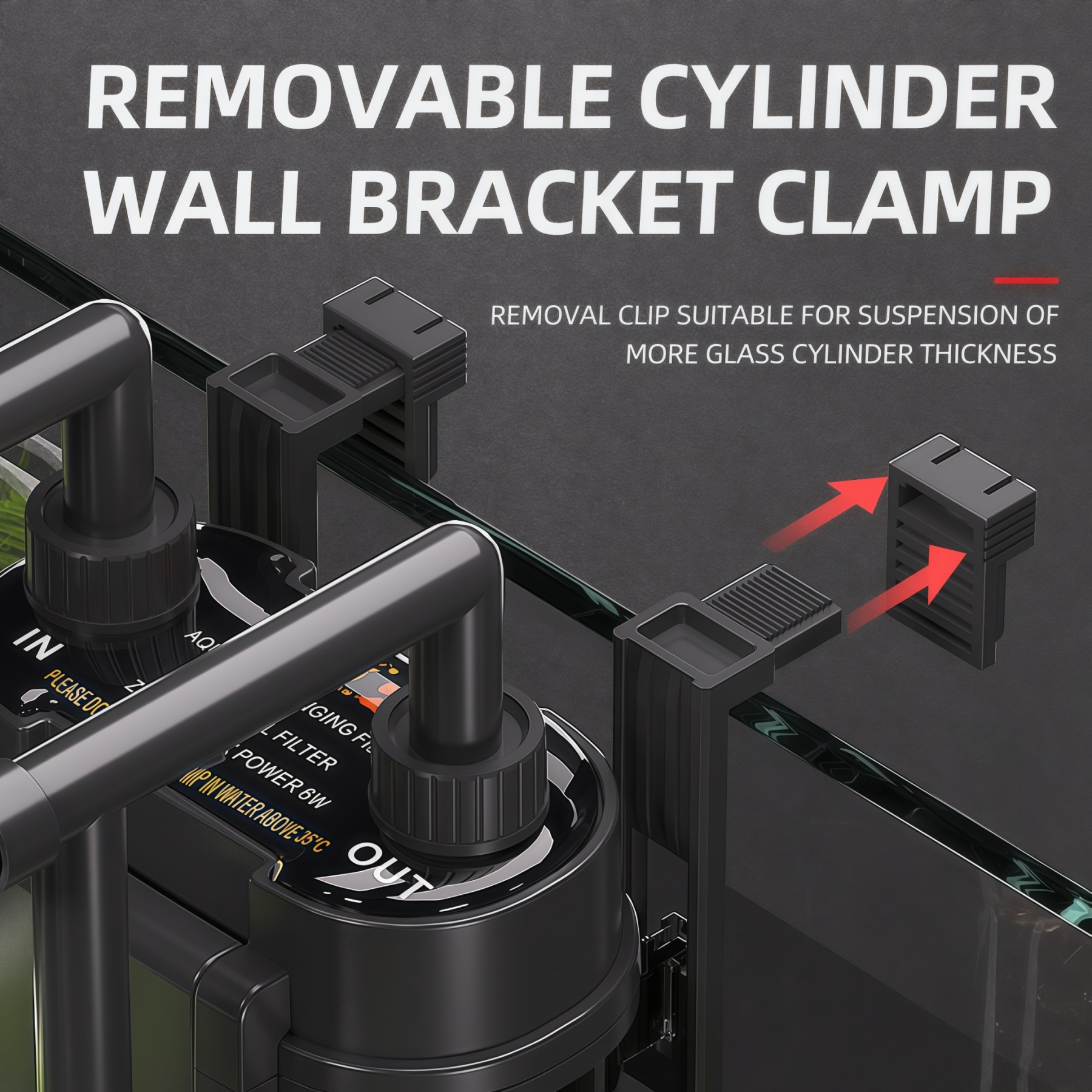 Wall-Mounted Aquarium Filter