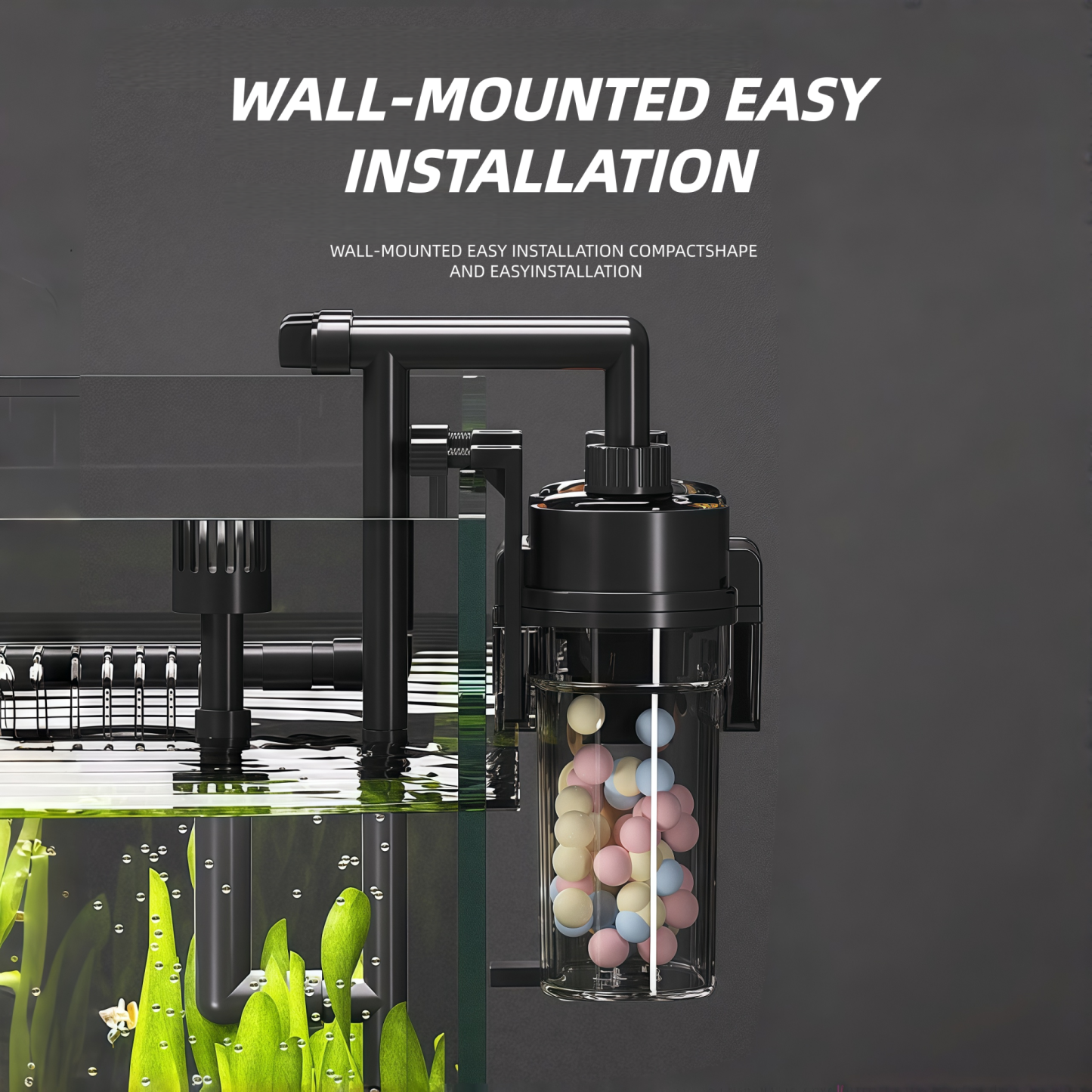 Wall-Mounted Aquarium Filter