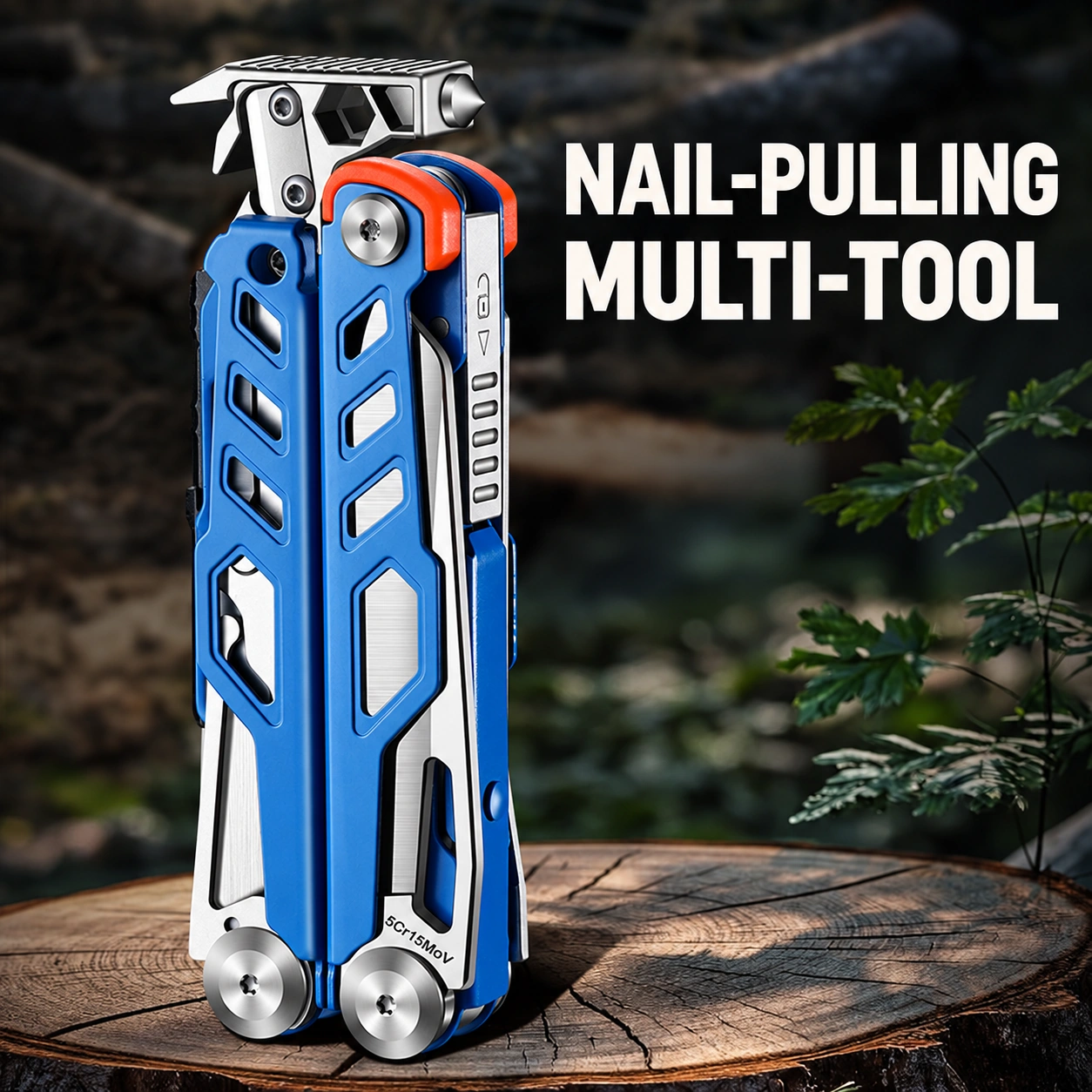 20-in-1 Outdoor Emergency Folding Pliers | Window Breaker + Fire Starter