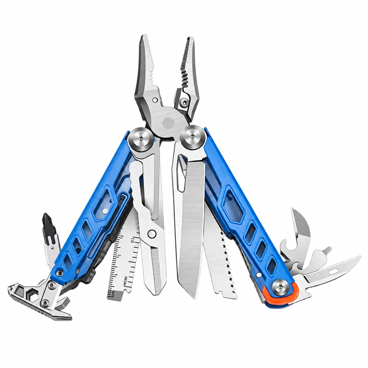 20-in-1 Outdoor Emergency Folding Pliers | Window Breaker + Fire Starter